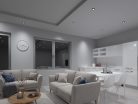 Kanlux Gx5,3, 12V, IP20, Ø90 mm, fekete, üveg házas, kerek, mennyezeti spot lámpatest, MORTA