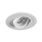 Kanlux Gx5,3, 12V, IP20, Ø92 mm, matt fehér, alumínium házas, kerek, 30°-ban állítható mennyezeti spot lámpatest, SEIDY