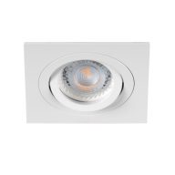   Kanlux Gx5,3, 12V, IP20, 90x90 mm, alumínium házas, szögletes, 30°-ban állítható mennyezeti spot lámpatest, SEIDY
