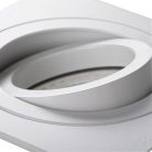 Kanlux Gx5,3, 12V, IP20, 90x90 mm, matt fehér, alumínium házas, szögletes, 30°-ban állítható mennyezeti spot lámpatest, SEIDY
