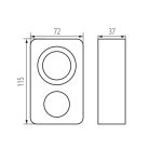 Kanlux STER TS-MF1, 220-240 AC, 50Hz, 24 órás mechanikus időkapcsoló – 15 perces intervallummal