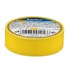 Kanlux 19 mm x 20 m x 0,13 mm, 600 V, 80 °C, sárga öntapadó PVC szigetelőszalag
