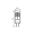 Kanlux 1,5W, 105 lm, 12V, 4000K, G4 természetes fehér LED fényforrás, TANO G4 SMD LED