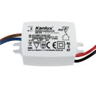 Kanlux, 350 mA állandó áramú LED tápegység (1-3 W), ADI 350 1x3W - beépített hő-, túlterhelés- és rövidzárlatvédelem, 2 év garanciával​