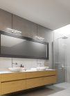 Kanlux 8W, 660 lm, 4000K, IP44, króm színű, alumínium házas, 110x400 mm, természetes fehér tükörvilágító, ASTEN