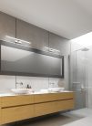 Kanlux 12W, 1010 lm, 4000K, IP44, króm színű, alumínium házas, 110x600 mm, természetes fehér tükörvilágító, ASTEN