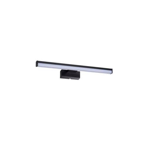 Kanlux 8W, 590 lm, IP44, 4000K, fekete színű, alumínium házas, 110x400 mm, természetes fehér tükörvilágító, ASTEN