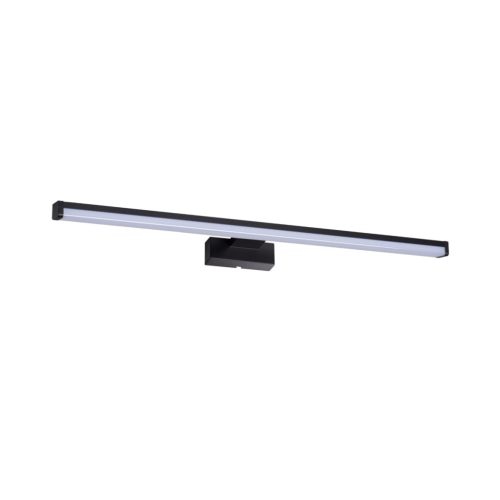 Kanlux 12W, 910 lm, IP44, 4000K, fekete színű, alumínium házas, 110x600 mm, természetes fehér tükörvilágító, ASTEN