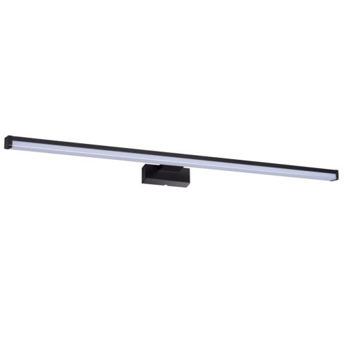 Kanlux 15W, 1230 lm, IP44, 4000K, fekete színű, alumínium házas, 110x900 mm, természetes fehér tükörvilágító, ASTEN