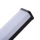 Kanlux 15W, 1230 lm, IP44, 4000K, fekete színű, alumínium házas, 110x900 mm, természetes fehér tükörvilágító, ASTEN