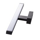 Kanlux 15W, 1230 lm, IP44, 4000K, fekete színű, alumínium házas, 110x900 mm, természetes fehér tükörvilágító, ASTEN