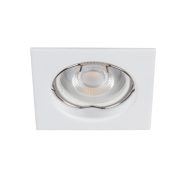  Kanlux 12V/220V, GU10, 76x76 mm, acél házas mennyezeti spot lámpatest, ALOR DSL