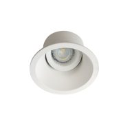   Kanlux 20°-os szögben állítható, Ø103 mm, GU10, IP20, matt fehér, alumínium házas, kerek spot lámpa keret, APRILA