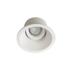   Kanlux 20°-os szögben állítható, Ø103 mm, GU10, IP20, matt fehér, alumínium házas, kerek spot lámpa keret, APRILA