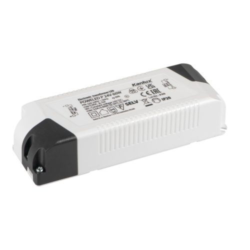 Kanlux, 24 V stabilizált LED tápegység 60 W, POWELED P 24V 60W - LED szalagokhoz ideális, rövidzárlat védelemmel, 2 év garanciával​