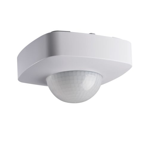 Kanlux PIR mozgásérzékelő SENTO, fehér, műanyag, 102×102×60 mm – 3xPIR jelenlétérzékelő, H360/V120 érzékelési szög, IP20, 2000VA kapcsolható teljesítmény