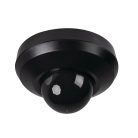 Kanlux PIR mozgásérzékelő SENTO-O-WT-B/B, fekete, műanyag, 111 mm – 3xPIR jelenlétérzékelő, H360 érzékelési szög, IP44/20, 2000VA kapcsolható teljesítmény