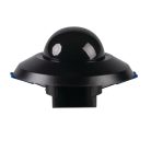 Kanlux PIR mozgásérzékelő SENTO-O-WT-B/B, fekete, műanyag, 111 mm – 3xPIR jelenlétérzékelő, H360 érzékelési szög, IP44/20, 2000VA kapcsolható teljesítmény