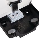 Kanlux PIR mozgásérzékelő SENSQUARE-B/B, fekete, műanyag, 76×58×110 mm – H360 érzékelési szög, IP54 védettség, 1200VA kapcsolható teljesítmény