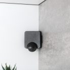 Kanlux PIR mozgásérzékelő SENSQUARE-B/B, fekete, műanyag, 76×58×110 mm – H360 érzékelési szög, IP54 védettség, 1200VA kapcsolható teljesítmény
