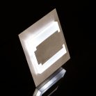 Kanlux 0,8W, 15 lm, 12V, 6500K, 75x75 mm hideg fehér süllyeszthető szögletes rozsdamentes acél lépcsővilágító - 50 000 h élettartam