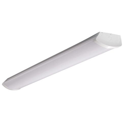 Kanlux 2xG13, 153x1580 mm, fehér, acél házas linerális lámpatest, MEBA 4LED - opál búrával