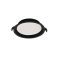 Kanlux 21W, 3000-4500K, 2090-2200 lm, CCT, IP44/20, Ø185 mm, alumínium házas LED spot lámpatest, TIBERI - 50 000 h élettartam
