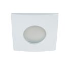 Kanlux GU10, IP44/20, 83x83 mm, fehér, alumínium házas, szögletes mennyezeti spot lámpatest, QULES