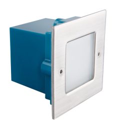   Kanlux 0,6W, 10 lm, 4000K, IP 54, 70x70 mm, természetes fehér süllyeszthető LED járda- és kültéri lépcsővilágító, TAXI SMD - 20 000 h élettartam
