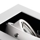 Kanlux GU10, 120x120 mm, fehér, acél házas, 30/30°-ban állítható mennyezeti spot lámpatest, MERIL DLP