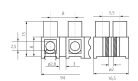 Kanlux IDEAL TS, 4 mm²-es csavaros sorkapocs fehér PP házzal, H-4MM2 PP M - biztonságos, hőálló vezetékösszekötő 2 év garanciával