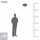 Kanlux 24W, 2280 lm, 4000K, IP54, RA80, Ø327 mm, fehér, műanyag házas, kerek, természetes fehér mozgásérzékelős LED mennyezeti lámpatest, VARSO LED