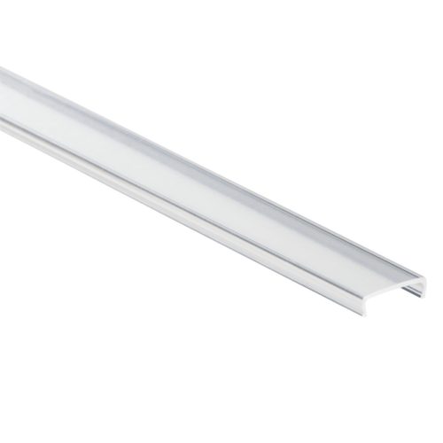 Víztiszta búra, csúsztható, 10x1000 mm, Kanlux Profilo C/D/E/I típusú LED szalag profilhoz