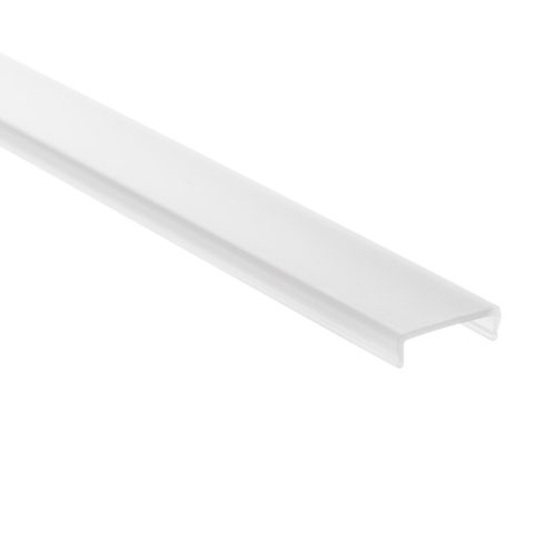 Fehér búra, csúsztható, 10x1000 mm, Kanlux Profilo C/D/E/I típusú LED szalag profilhoz