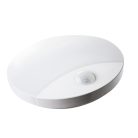 Kanlux 15W, 1250 lm, 4000K, IP44, RA80, Ø250 mm, polikarbonát házas, kerek, természetes fehér mozgásérzékelős LED mennyezeti lámpatest, SANSO LED