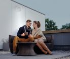 Kanlux 15W, 1250 lm, 4000K, IP44, RA80, Ø250 mm, polikarbonát házas, kerek, természetes fehér mozgásérzékelős LED mennyezeti lámpatest, SANSO LED
