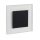 Kanlux 0,8W, 14 lm, 12V, 4000K, 75x75 mm természetes fehér süllyeszthető szögletes rozsdamentes acél lépcsővilágító - 50 000 h élettartam