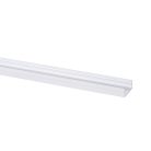 Kanlux 10x1000 mm lapos felületre szerelhető fehér alumínium LED szalag profil, PROFILO J - max 12 mm széles LED szalaghoz