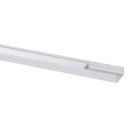 Kanlux 10x1000 mm lapos felületre szerelhető fehér alumínium LED szalag profil, PROFILO J - max 12 mm széles LED szalaghoz