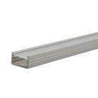 Kanlux 10x2000 mm szögletes, kis méretű, felületre szerelhető eloxált alumínium LED szalag profil, PROFILO B - max 8 mm széles LED szalaghoz