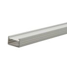 Kanlux 10x2000 mm szögletes, kis méretű, felületre szerelhető eloxált alumínium LED szalag profil, PROFILO B - max 8 mm széles LED szalaghoz