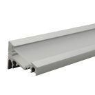 Kanlux 10x2000 mm sarokba szerelhető eloxált alumínium LED szalag profil, PROFILO C-sarokba 30/60 fokos világítási szöggel, max 10 mm széles LED szalaghoz