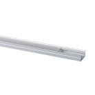 Kanlux 10x1000 mm lapos felületre szerelhető eloxált alumínium LED szalag profil, PROFILO J - max 12 mm széles LED szalaghoz