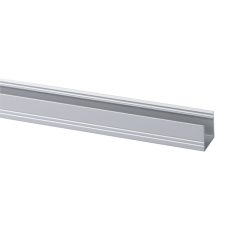   Kanlux 10x1000 mm szögletes felületre szerelhető eloxált alumínium LED szalag profil, PROFILO F - max 10 mm széles LED szalaghoz