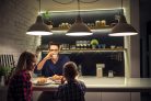 Kanlux 10x2000 mm szögletes felületre szerelhető eloxált alumínium LED szalag profil, PROFILO F - max 10 mm széles LED szalaghoz