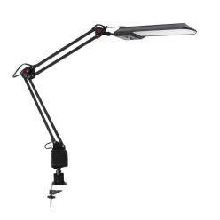   Kanlux 4,8W, 430 lm, 4000K, 460mm, 360°-ban forgatható, fekete, alumínium, természetes fehér íróasztali LED lámpa, HERON II - professzionális LED