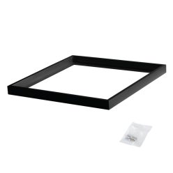   Kanlux ADTR 6060 B kiemelő keret, fekete, acél, 600x600x45 mm – LED panel kiemeléshez