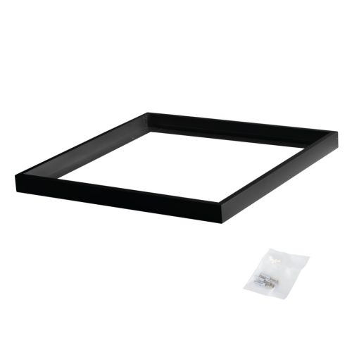 Kanlux ADTR 6060 B kiemelő keret, fekete, acél, 600x600x45 mm – LED panel kiemeléshez