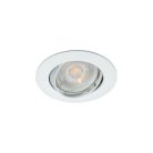 Kanlux Gx5,3, 12V, IP20, Ø82 mm, fehér, alumínium házas, kerek, 15°-ban állítható mennyezeti spot lámpatest, VIDI