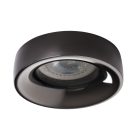 Kanlux Ø98 mm, GU10, IP20, antracit színű, alumínium házas, kerek spot lámpa keret, ELNIS L